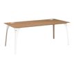 3483600600066-Bureau XENON - 190 cm - Pieds métal - Merisier italien-Angle gauche-0