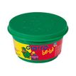 8000825464935-GIOTTO be-bè - pâte à modeler - 4 pots Jaune, Orange, Vert, Violet -100gr-Avant-1