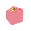 3134375221597-Post-it - 6 Blocs notes - rose néon - 76 x 76 mm--0