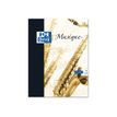 3020122883838-Oxford - Cahier de musique 24 x 32 cm - 48 pages - pages à portée et grands carreaux-Avant-0