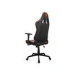 4710483775512-Fauteuil gamer ARMOR Elite - accoudoirs réglables - appui-tête intégré - Noir/orange-Arrière-2