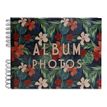 3130630167884-Exacompta Tropical - Album photos à spirales 32 x 22 cm - 50 pages noires - fleurs-Avant-0