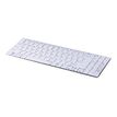 6943518907826-Rapoo E9070 - clavier sans fil Azerty - ultra plat - blanc-Angle droit-0