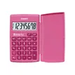 0400000282213-Calculatrice de poche Casio Petit-FX LC-401LV - 8 chiffres - alimentation batterie - rose-Avant-0