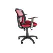 3760185025058-Fauteuil de bureau PHOENIX - accoudoirs fixes - Bordeaux-Arrière-2