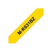 4977766625166-Brother MK631BZ - Ruban d'étiquettes papier auto-adhésives - 1 rouleau (9 mm x 8 m) - fon-Angle gauche-0