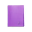 3037929814057-Clairefontaine Koverbook - Cahier polypro 24 x 32 cm - 96 pages - grands carreaux (Seyes) - violet-Avant-1