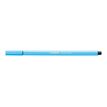 4006381121064-STABILO Pen 68 - Feutre pointe moyenne - bleu fluo-Angle gauche-1