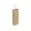 3281650461817-Logistipack - 50 sacs cadeau Kraft - 14 cm x 8 cm x 39 cm - brun-Angle gauche-0