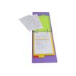 3135251607313-Viquel Happy Fluo - Intercalaire 4 positions - pour fiches Bristol 14,5 x 22,5 cm-Avant-1