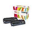 3112539722517-Cartouche laser compatible HP 80X - pack de 2 - noir - Owa K35590OW-Angle gauche-0