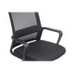 3760185020848-Fauteuil de bureau LIBERTY 02 - accoudoirs fixes - appui-tête réglable - noir-Gros plan-11