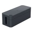 4005546994376-DURABLE CAVOLINE BOX S - boîtier range câbles - l246 x H116 x P128 mm - graphite-Angle gauche-1