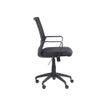 3760185020817-Fauteuil de bureau LIBERTY 01 - accoudoirs fixes - sans appui-tête - noir-Gauche-4