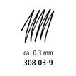 4007817330418-STAEDTLER pigment liner - Feutre fin - 0.3 mm - noir--4