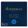 3034325201290-Waterman - 6 cartouches d'encre pour stylo plume - bleu--0