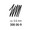 4007817308363-STAEDTLER pigment liner - Feutre fin - 0.6 mm - noir--4