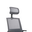 0400791441653-Fauteuil de bureau LIBERTY 02 - accoudoirs fixes - appui-tête réglable - noir et gris--7