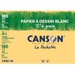 3148950023148-Canson C à grain - Pochette papier à dessin - 10 feuilles - A3 - 180 gr - blanc--0