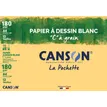 3148950271075-Canson C à grain - Pochette papier à dessin - 12 feuilles - A4 - 180 gr - blanc--0