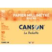 3148950671158-Canson - Pochette papier à dessin millimétré - 12 feuilles - A4 - 90 gr--0