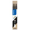 4902505356056-Pilot Frixion Ball - 3 Recharges pour rollers effaçables - 0,7 mm - noir--0