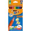 3270220060963-BIC Kids ecolutions Evolution - 12 Crayons de couleur--0