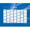 3371010235384-Quo Vadis - Calendrier bancaire 7 mois par face - 13,5 x 18 cm - bleu--0