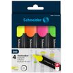 4004675015006-Schneider Job - Pack de 4 surligneurs - couleurs assorties--0