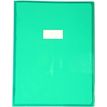 3210330734057-Calligraphe - Protège cahier sans rabat - 24 x 32 cm - cristalux - vert transparent--0