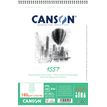 3148950034281-Canson 1557 - Bloc dessin - 30 feuilles - A4 - 180 gr - blanc--0