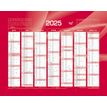 3371010307043-Quo Vadis - Calendrier bancaire 7 mois par face - 21 x 27 cm - rouge--1