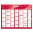 3371010307067-Quo Vadis - Calendrier bancaire 7 mois par face - 33,5 x 43 cm - rouge--1