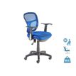 3760185020084-Fauteuil de bureau PHOENIX - accoudoirs fixes - Bleu--0