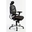 3760185022415-Fauteuil de bureau TECKNET - accoudoirs réglables - appuie-tête réglable - noir--1