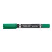 4007817348024-STAEDTLER LUMOCOLOR Duo - Marqueur permanent - double pointe fine et moyenne - vert--0