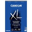 3148958072162-Canson XL Mix Media - Bloc dessin croquis - 30 feuilles - A3 - 300 gr - blanc--0