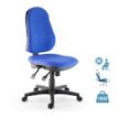 3660916027866-Fauteuil de bureau LIBRA - accoudoirs en option - Bleu--0