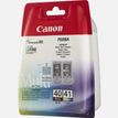 3126170111067-Canon PG-40/CL-41 - Pack de 2 - noir, couleur (cyan, magenta, jaune) - cartouche d'encre originale--2