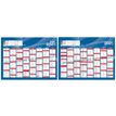 3371017524658-Calendrier de banque Septembre à Décembre - 55 x 40,5 cm - bleu - Quo Vadis--0