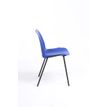 3701338800016-Chaise CHARLOTTE - pieds noirs sans accroche - bleu--2