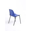 3701338800016-Chaise CHARLOTTE - pieds noirs sans accroche - bleu--3