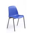 3701338800016-Chaise CHARLOTTE - pieds noirs sans accroche - bleu--1