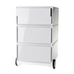 3660141926774-Caisson de bureau mobile EASYBOX - 2 tiroirs et 2 plumiers - Blanc--0