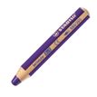 4006381188807-STABILO Woody 3 in 1 - Crayon de couleur pointe large - violet--0