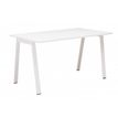 3483600512543-Bureau ARPE - 136 cm - Pieds métal - Blanc--0