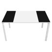 3660141220247-Table de réunion EASYDESK - L150 x P114 x H75 cm - blanc/noir--0