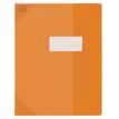 3045050184673-Oxford Strong Line - Protège cahier sans rabat - A4 (21x29,7 cm) - orange translucide--0