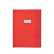 3045050184703-Oxford Strong Line - Protège cahier sans rabat - A4 (21x29,7 cm) - rouge translucide--0