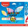 3154148454212-Maped Color'Peps Jungle - 18 Feutres effaçables - disponible dans différentes couleurs - 2.8 mm--0